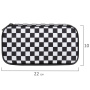 Пенал-органайзер BRAUBERG, 1 отделение, полиэстер, 22x11,5x6 см, "Black and white", 271572 - Пеналы мягкие