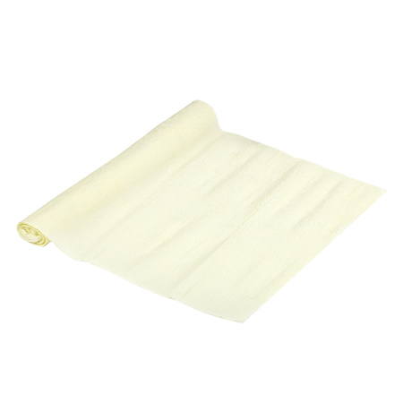 Бумага гофрированная/креповая, 110 г/м2, 50х250 см, молочная, в рулоне, ОСТРОВ СОКРОВИЩ, 112542 - Цветная бумага