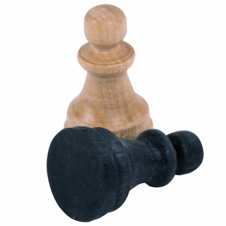 Шахматы классические обиходные, деревянные, лакированные, доска 29х29 см, ЗОЛОТАЯ СКАЗКА, 664669 - Настольные игры