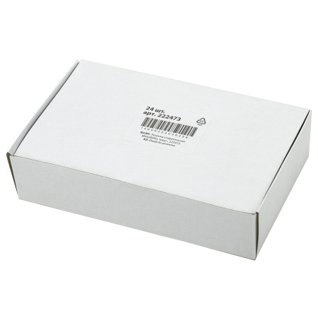 Ластик BRAUBERG "Energy", 45х45х10 мм, белый, треугольный, красный пластиковый держатель, 222473 - Ластики классические