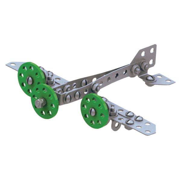 Конструктор металлический ЮНЛАНДИЯ "Для уроков труда №2", развивающий, 290 элементов, 104680 - Конструкторы