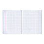 Тетрадь бумвинил, А5, 96 л., скоба, офсет №1, клетка, с полями, STAFF, ЗЕЛЕНЫЙ, 403417 - Тетради более 60 листов
