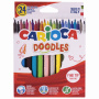 Фломастеры CARIOCA (Италия) "Doodles", 24 цвета, суперсмываемые, 42315 - Фломастеры классические