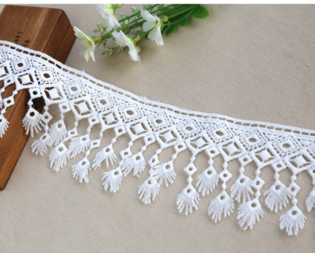 Кружево "Бохо", ширина 9 см, цвет Ivory (45 см)