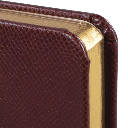 Ежедневник недатированный МАЛЫЙ ФОРМАТ А6 (100х150 мм) BRAUBERG "Iguana", кожзам, 160 л., темно-коричневый, 125105 - Ежедневники с покрытием "под кожу и ткань"