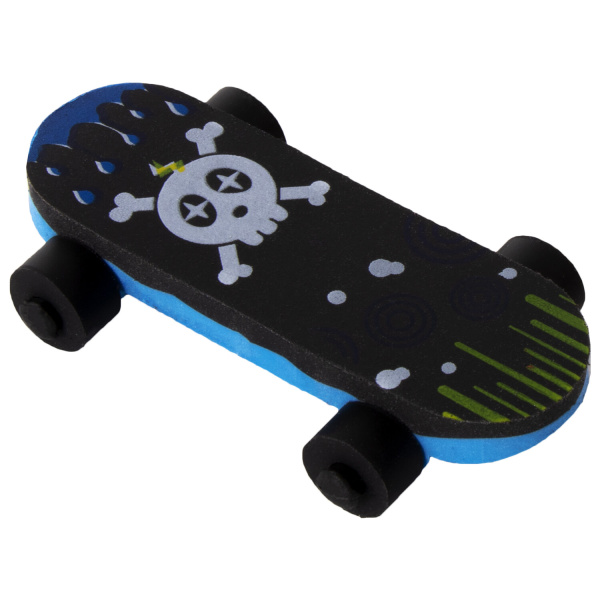 Ластик фигурный ПИФАГОР "Скейт", 57х32х11 мм, ассорти, 222481 - Ластики классические