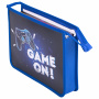 Папка для тетрадей ПИФАГОР А5, 1 отделение, пластик, на молнии, "Game On", 271496 - Папки для тетрадей и уроков труда