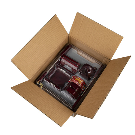 Набор настольный GALANT "Wood&Metal", 5 предметов, красное дерево и никелированный металл, 230873 - Настольные наборы и аксессуары из дерева