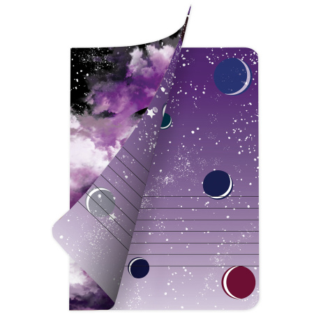 Тетради 60 л. в клетку обложка SoftTouch, НАБОР 2 шт., бежевая бумага 70 г/м2, сшивка, B5 (179х250 мм), COSMOS, BRAUBERG, 403821 - Тетради более 60 листов