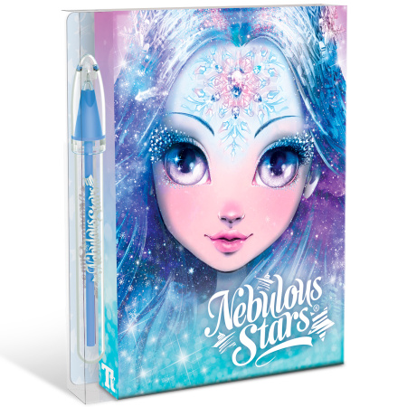 Серия: Iceana. Канцелярский мини-набор для записей, с блокнотом, ручкой и стикерами с цветным принтом