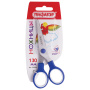 Ножницы ПИФАГОР, 130 мм, резиновые вставки, картонная упаковка с подвесом, ассорти, 236984 - Ножницы детские
