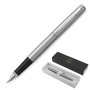 Ручка перьевая PARKER "Jotter Stainless Steel CT", корпус серебристый, детали хром, синяя, 2030946 - Ручки перьевые подарочные