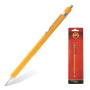 Карандаш механический цанговый 2 мм, KOH-I-NOOR, корпус желтый, точилка, 5201CN, 5201CN1004BL - Карандаши механические