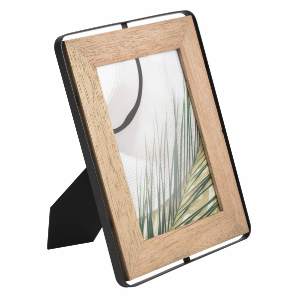 Рамка из мангового дерева BRAUBERG LOFT IRONWOOD, фото 13х18 см, акриловый экран, 19х24 см, 391287 - Рамки для дипломов, сертификатов, грамот, фотографий