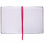 Тетрадь А5 (168х208 мм), 80 л., сшивка, клетка, под кожу, BRAUBERG VISTA, "Ultraviolet", 403914 - Тетради более 60 листов