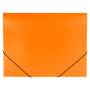 Папка на резинках BRAUBERG "Office", оранжевая, до 300 листов, 500 мкм, 228084 - Папки на резинках пластиковые
