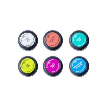 Набор акриловых красок по ткани Модные оттенки картон 6 шт х 20 мл "Decola" - Краски по ткани в наборах