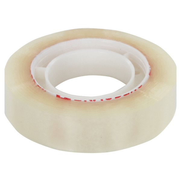 Клейкие ленты 12 мм х 33 м канцелярские BRAUBERG, комплект 12 шт., прозр., гарант. длина, 223123 - Клейкие ленты канцелярские