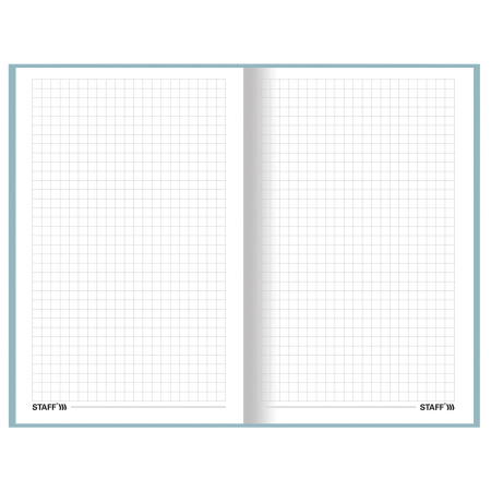 Блокнот А5 (134х206 мм), 80 л., твёрдый, клетка, STAFF, "Pastel", 114416 - Блокноты в книжном переплете