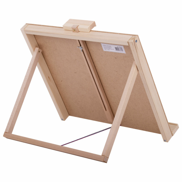 Мольберт настольный из липы, регулируемый верхний держатель, 68х45х38 см, BRAUBERG ART DEBUT, 192340 - Мольберты