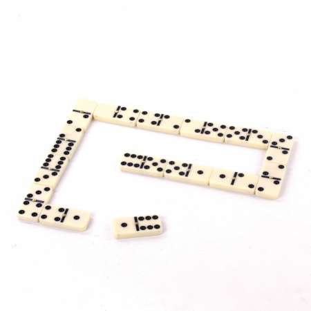 Игра настольная "ДОМИНО", пластиковый кейс, 17х10 см, ЗОЛОТАЯ СКАЗКА, 662296 - Настольные игры