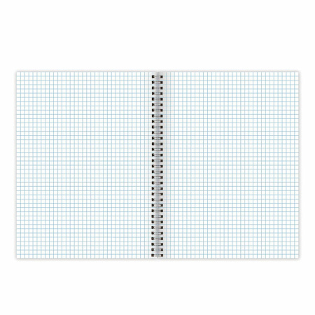 Тетрадь А4, 96 л., BRAUBERG, гребень, клетка, глянцевый лак, "Dark", 404060 - Тетради формата А4