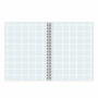 Тетрадь А4, 96 л., BRAUBERG, гребень, клетка, глянцевый лак, "Dark", 404060 - Тетради формата А4