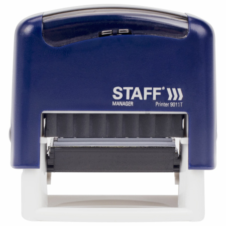 Штамп стандартный STAFF "ОПЛАЧЕНО", оттиск 38х14 мм, "Printer 9011T", 237421 - Штампы стандартных слов