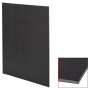 Пенокартон матовый, 70х100 см, толщина 5 мм, черный, BRAUBERG, 112480 - Пенокартон