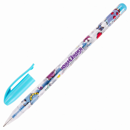 Ручки гелевые ЮНЛАНДИЯ, НАБОР 12 ЦВЕТОВ, НЕОН, корпус с печатью, узел 0,7 мм, линия письма 0,5 мм, 142806 - Наборы гелевых ручек