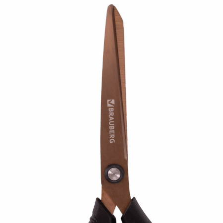 Ножницы BRAUBERG "Heavy Duty", 210 мм, суперпрочные, титановое покрытие, 2-х сторонняя заточка, 236790 - Ножницы универсальные