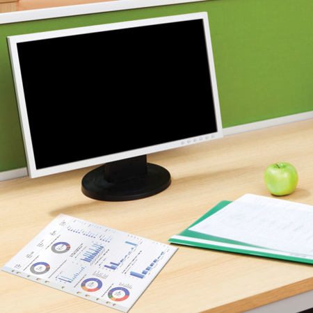 Папки-файлы перфорированные А4 BRAUBERG, КОМПЛЕКТ 100 шт., матовые, 45 мкм, 221713 - Папки перфорированные