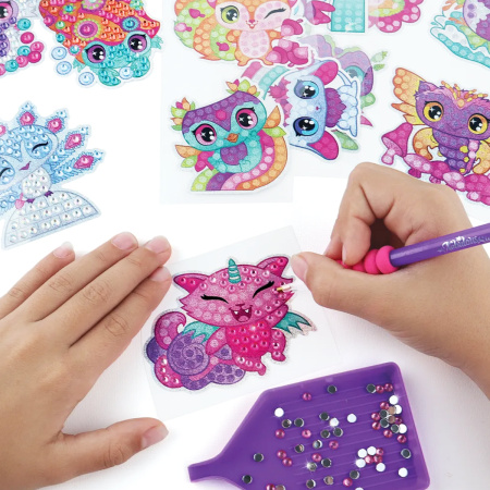 Серия Space: Набор шаблонов мини-животных для декорирования стразами - Наборы для декорирования