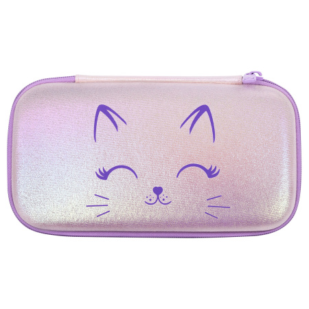 Пенал BRAUBERG SHINY, 1 отделение, 1 откидная планка, EVA, 22х13х4 см, "Cheerful", 271554 - Пеналы каркасные