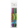 Ручки шариковые STAFF "Basic BP-175", НАБОР 4 шт., АССОРТИ, узел 1 мм, линия письма 0,7 мм, 142961 - Ручки шариковые неавтоматические