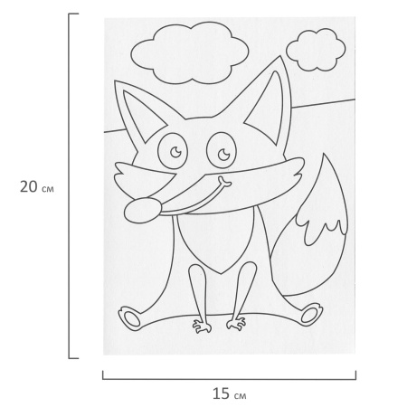 Набор для творчества "Картина из цветного песка", "В лесу", 2 самоклеящиеся основы 20х15 см, ЮНЛАНДИЯ, 662368 - Изготовление фресок