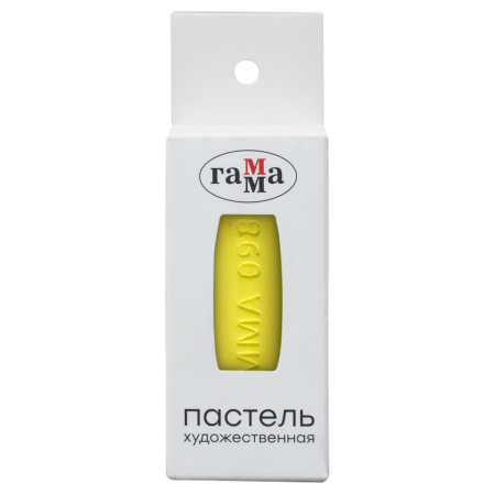 Пастель художественная Гамма, желтая лимонная №098