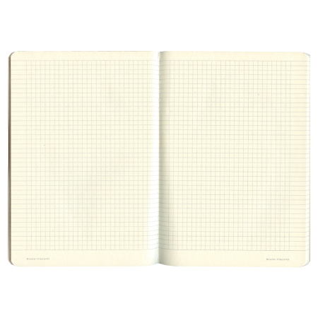 Тетрадь B5 (179x250 мм) 60 л. BRUNO VISCONTI сшивка, клетка, Soft Touch, фольга, бежевая бумага 70 г/м2, "ГРАВЮРА", 7-60-001/08 - Тетради более 60 листов