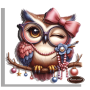 Набор папертоль “Совушки подружки” - Папертоль