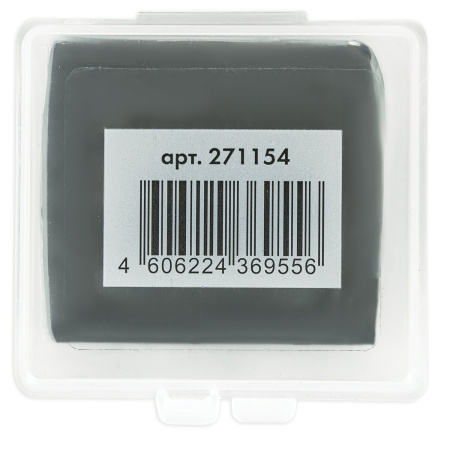 Ластик-клячка художественный, серый, в футляре, 40x36x10 мм, BRAUBERG ART "CLASSIC", 271154 - Художественные ластики и клячки