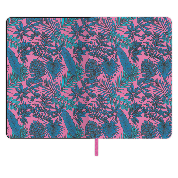 Блокнот А5 (143x210 мм), BRAUBERG VISTA "Tropicano", под кожу, гибкий, срез фольга, 80 л., 112079 - Бизнес-блокноты и бизнес-тетради