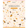 Тетрадь А5, 96 л., BRAUBERG, скоба, клетка, TWIN-лак, "Natura Terrazzo", 404431 - Тетради более 60 листов