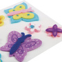 Наклейки из фетра "Бабочки", 10 шт., ассорти, ОСТРОВ СОКРОВИЩ, 661499 - Наклейки для творчества