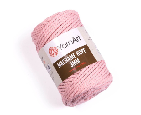 YarnArt Макраме Cord 3mm №762 (розовый)