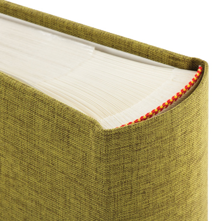 Фотоальбом BRAUBERG на 300 фото 10х15 см, ткань, хаки, 391188 - Фотоальбомы