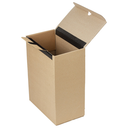 Короб архивный на липучке 380х285х170 мм, гофрокартон, до 1700 л., STAFF, 112161 - Короба архивные