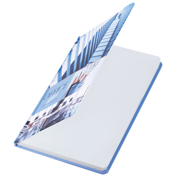 Ежедневник недатированный с резинкой А5 (145х203 мм), BRAUBERG, твердый, 128 л., "Офис", 114554 - Ежедневники с твердой обложкой