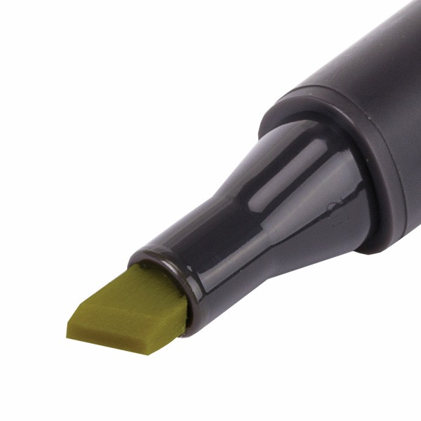 Маркер для скетчинга двусторонний 1 мм - 6 мм BRAUBERG ART CLASSIC, ГОРЧИЧНЫЙ (Y114), 151845 - Скетчмаркеры поштучно