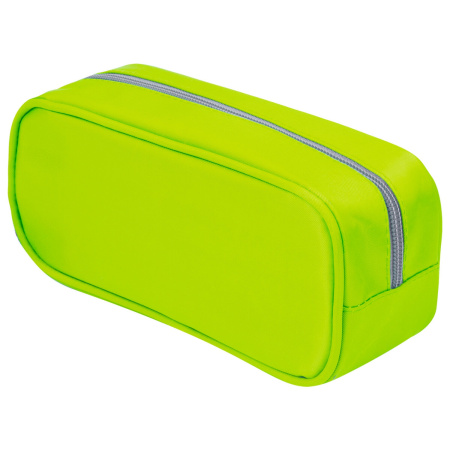 Пенал-косметичка BRAUBERG, мягкий, "KING SIZE NEON GREEN", 20х8х9 см, 229020 - Пеналы мягкие