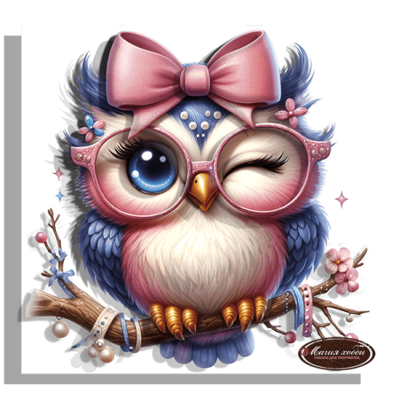 Набор папертоль “Совушки подружки” - Папертоль